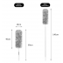 Extra-Long Retractable Duster with Extendable Rod Reusable Microfiber Brush